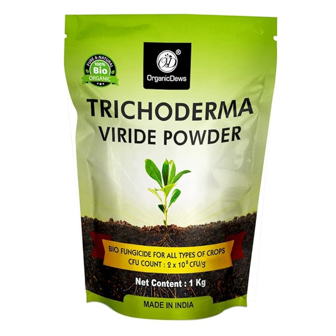 OrganicDews Trichoderma Viride Powder (2 x 10^8 CFU per Gram) For Plants