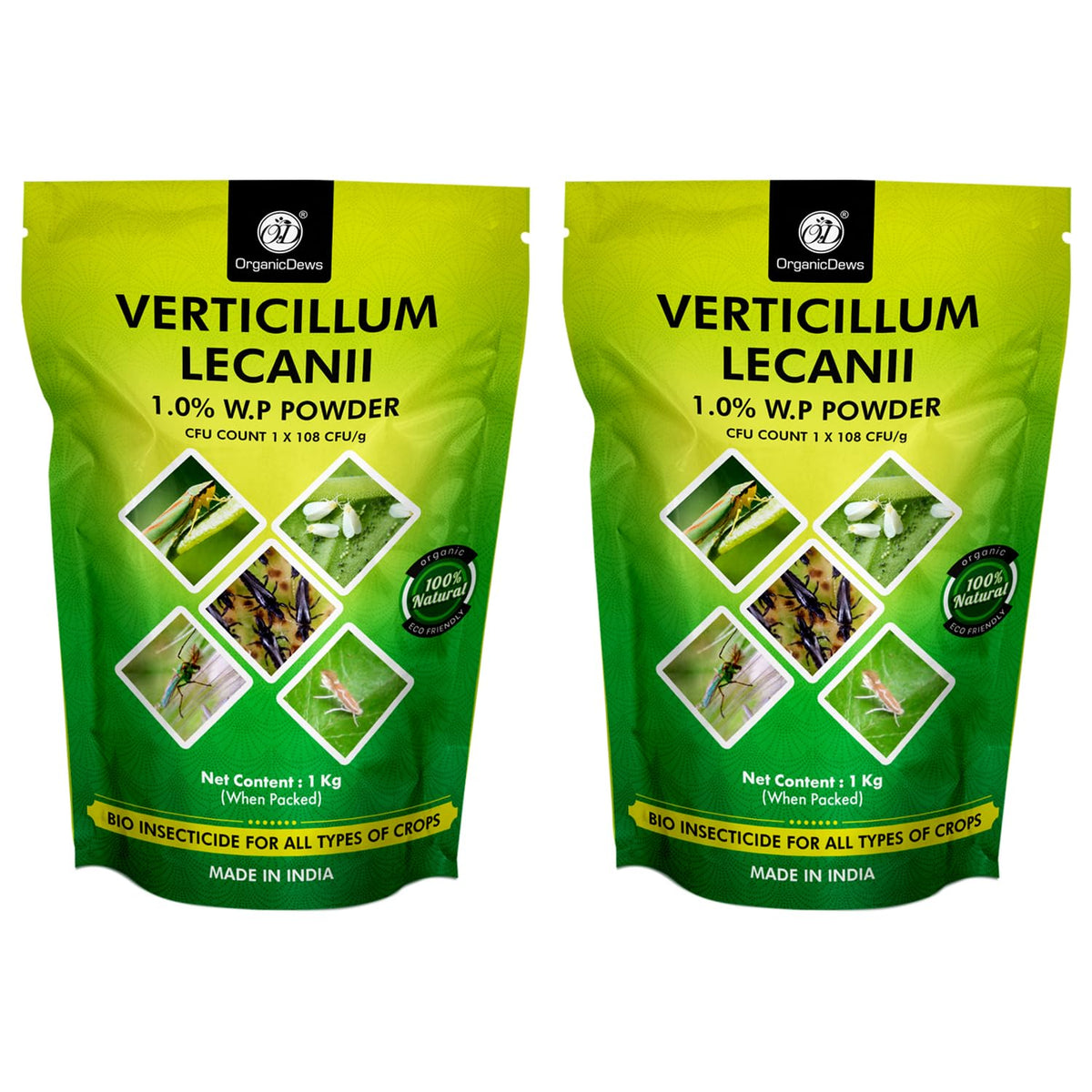OrganicDews Verticillium lecanii (1x10^8 CFU/g) for Plants