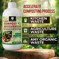 OrganicDews Liquid Compost Accelerator Microbial Inoculum for Faster Composting of Kitchen & Garden Waste – Suitable for Indoor Compost Bins & Outdoor Composting – Helps Reduce Odour