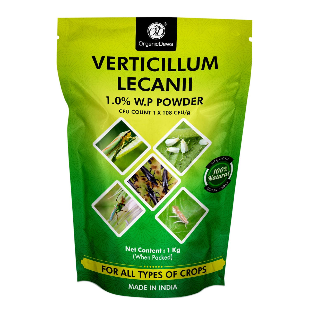 OrganicDews Verticillium lecanii (1x10^8 CFU/g) for Plants
