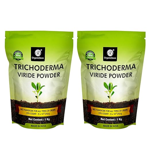 OrganicDews Trichoderma Viride Powder (2 x 10^8 CFU per Gram) For Plants