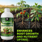 OrganicDews Liquid Spirulina Based Biostimulant for Plants - Organic Plant Growth Booster Improves Root Growth, Leaf Health & Flowering - For Indoor, Outdoor, Terrace & Garden Plants