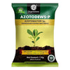 OrganicDews Azotobacter Bio Fertilizer Powder - Nitrogen-Fixing Bacteria (5×10⁷ CFU/g) for Plants - Improves Nitrogen Availability, Soil Fertility, Root Growth & Plant Growth - AzotoDews